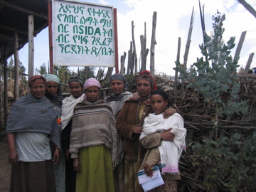Local women at ADHENO office in Workegur